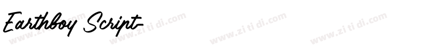 Earthboy Script字体转换